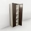 Picture of Two Door Tall Inverted Utility Cabinets  96" High & 12" Deep