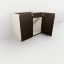 Picture of Two Door Full Height Vanity Sink Base Cabinet 34 1/2" High